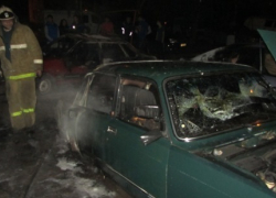 3 автомобиля загорелись в Левобережном районе Воронежа