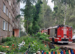 Опубликовано фото с места пожара в Воронеже 