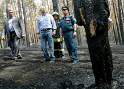 Девять лет назад Владимир Путин прибыл в выгоревшую от пожаров Воронежскую область