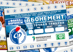 В продажу поступили абонементы на матчи воронежского "Факела"