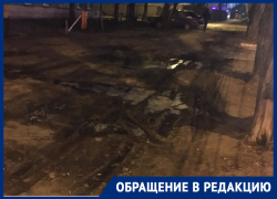 Непреодолимое препятствие толкает воронежцев на дорогу у остановки 