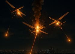 Три беспилотника сбило за ночь ПВО в небе и пригороде Воронежа