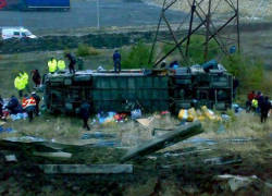 Автобус «Москва-Воронеж» перевернулся на трассе: 12 раненных и 1 погибший