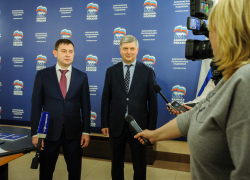 Воронежский губернатор Гусев поблагодарил избирателей за явку на выборы