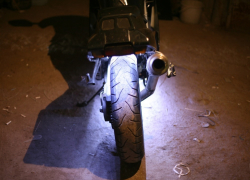 В Воронежской области пьяный мотоциклист врезался в забор 