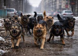 Стая агрессивных бездомных собак напала на мужчину в Воронеже