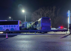 Опубликовано видео с места жуткого ДТП с 7 машинами под Воронежем