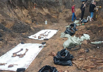 О телах грудничков и женщин на месте массового захоронения рассказал воронежский поисковик