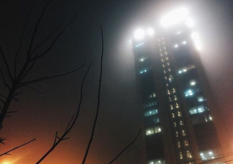 Жуткий Воронежский туман спровоцировал километровые пробки