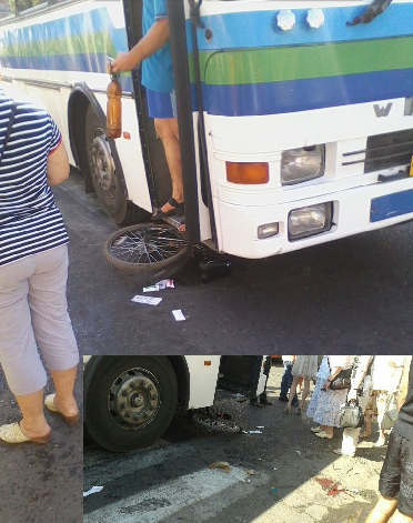 В Воронеже  автобус сбил велосипедиста-подростка (ФОТО)