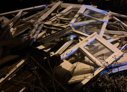 Ликвидацию последствий прилета БПЛА в Воронеже показали на фото