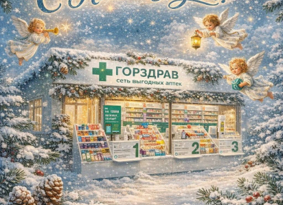 Сеть аптек «Горздрав» поздравляет всех жителей Воронежа с Новым Годом и Рождеством! 