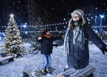 Девелопер создал новогоднюю сказку в воронежском ЖК 