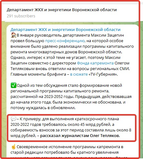 Краткосрочный план реализации региональной программы капитального ремонта 2021 2023