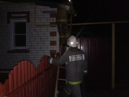 В сельском поселении Яменском под Воронежем ночью сгорели два дачных домика