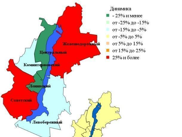 Карта северного района воронежа с улицами и домами