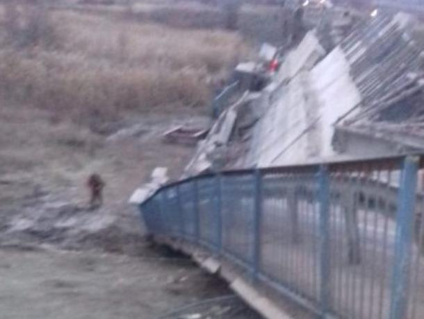 В Воронеже возбуждено уголовное дело после обрушения моста
