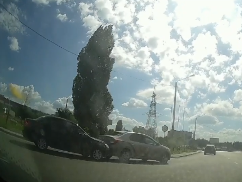 Нежный «чмок» прилетел автомобилисту в Воронеже