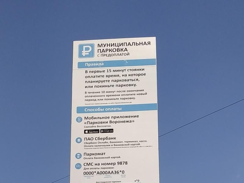 В Воронеже приступили к переименованию платных парковок