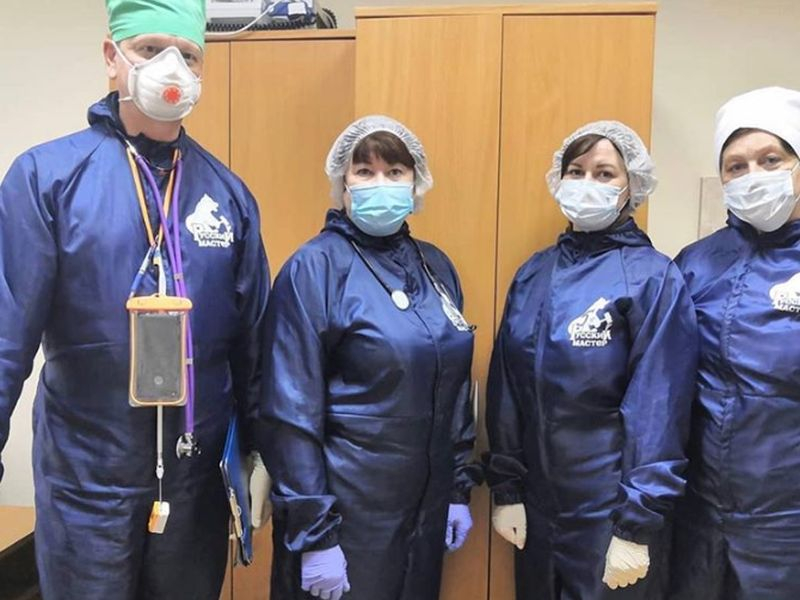 Рабочие будни медиков в условиях пандемии Covid-19 показали в Воронеже