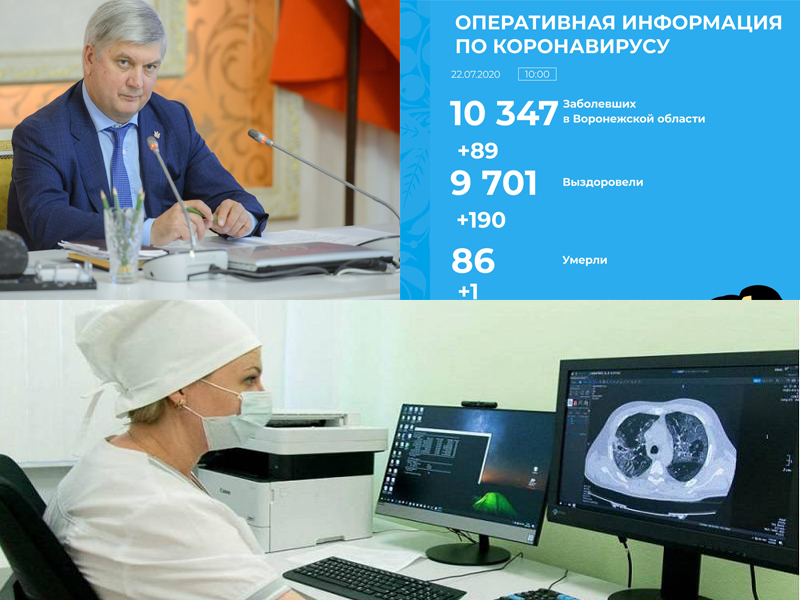 Коронавирус в Воронеже 22 июля: 89 заболевших, одна смерть и вспышка на заводе