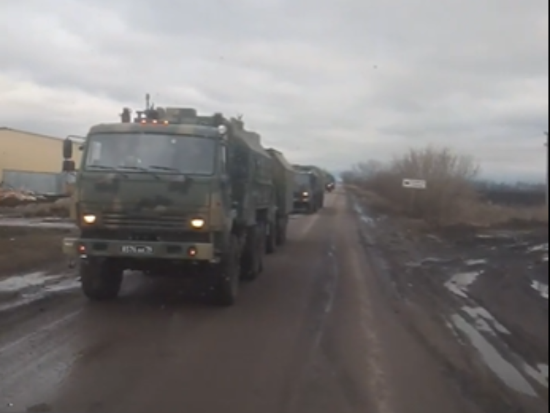 Скопление военной техники заметили сразу в двух местах под Воронежем