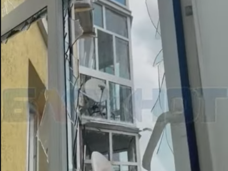 Балкон был разнесен: женщина ушла с лоджии за несколько секунд до взрыва  БПЛА в Воронеже