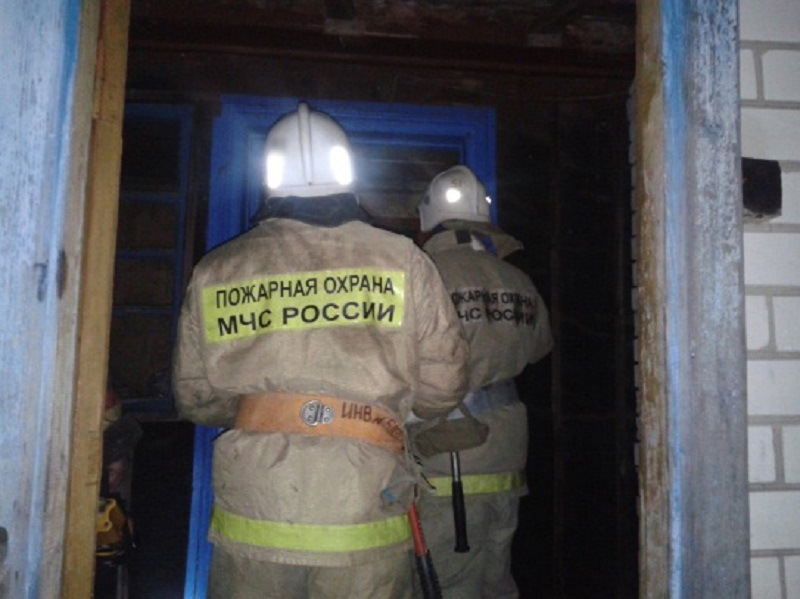 Люди пострадали на пожаре дома в Воронеже