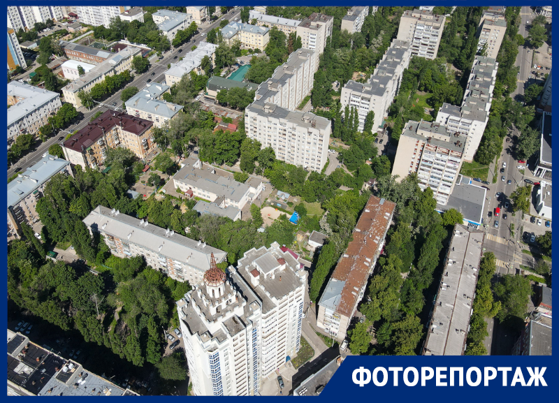 Город-сад или Город-пустыня: на что похож центр Воронежа с высоты птичьего полёта в 2022 году