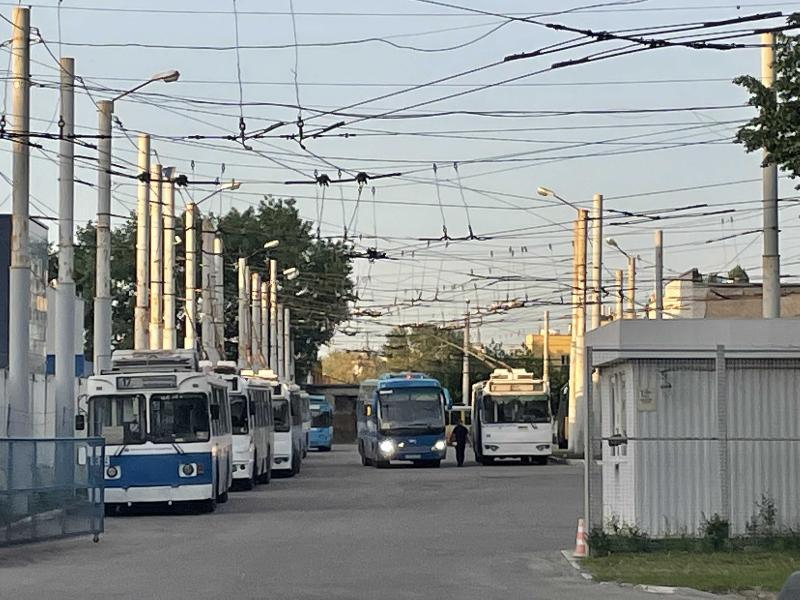 Троллейбус №11 не выйдет на маршрут еще два дня в Воронеже