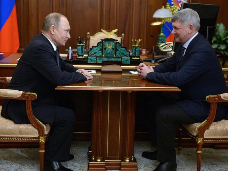 Владимир Путин запланировал встречу с воронежским губернатором