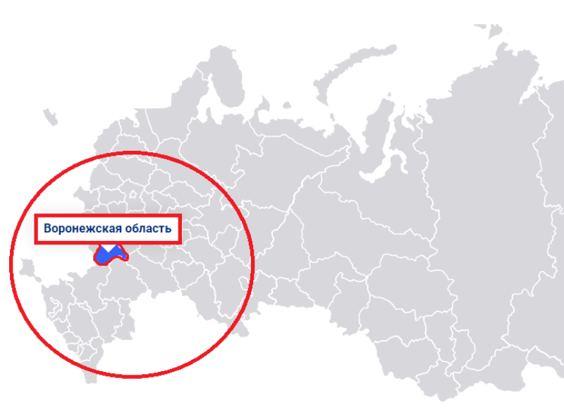 Воронеж на карте россии фото