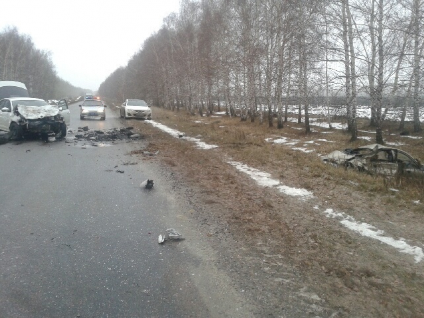 Под Воронежем столкнулись «Шкода» и «Шевроле»: погиб 20-летний водитель