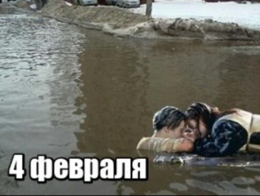 Особенности погоды в Воронеже показали утопающие герои «Титаника"