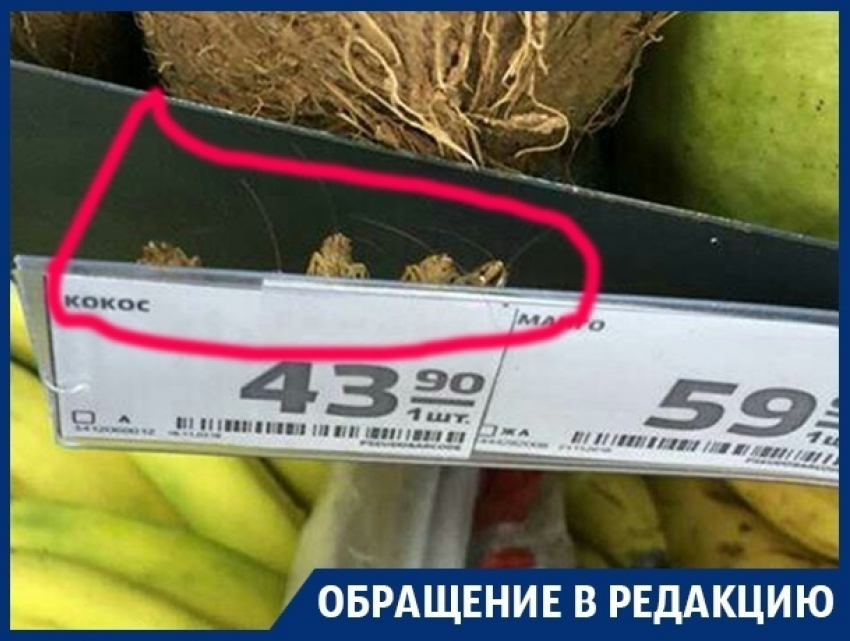Неприятных существ среди фруктов нашла жительница Воронежа в магазине
