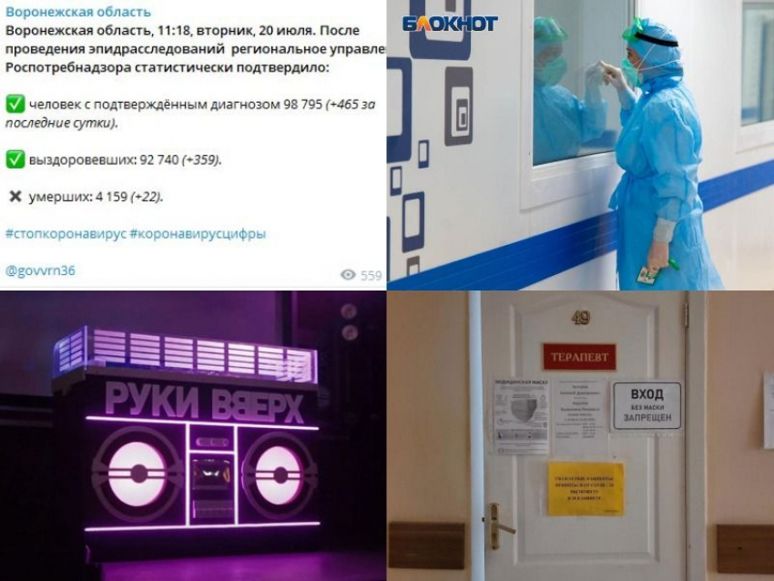 Коронавирус в Воронеже 20 июля: +22 смерти, слабый темп вакцинации и лайфхак по прививкам