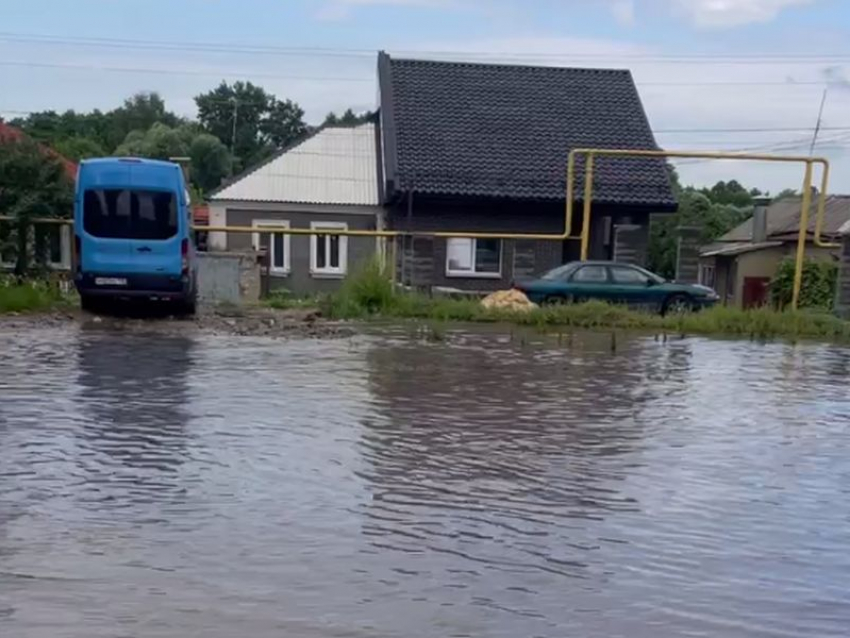 Новый «водоем» появился напротив администрации в одном из уголков Воронежа