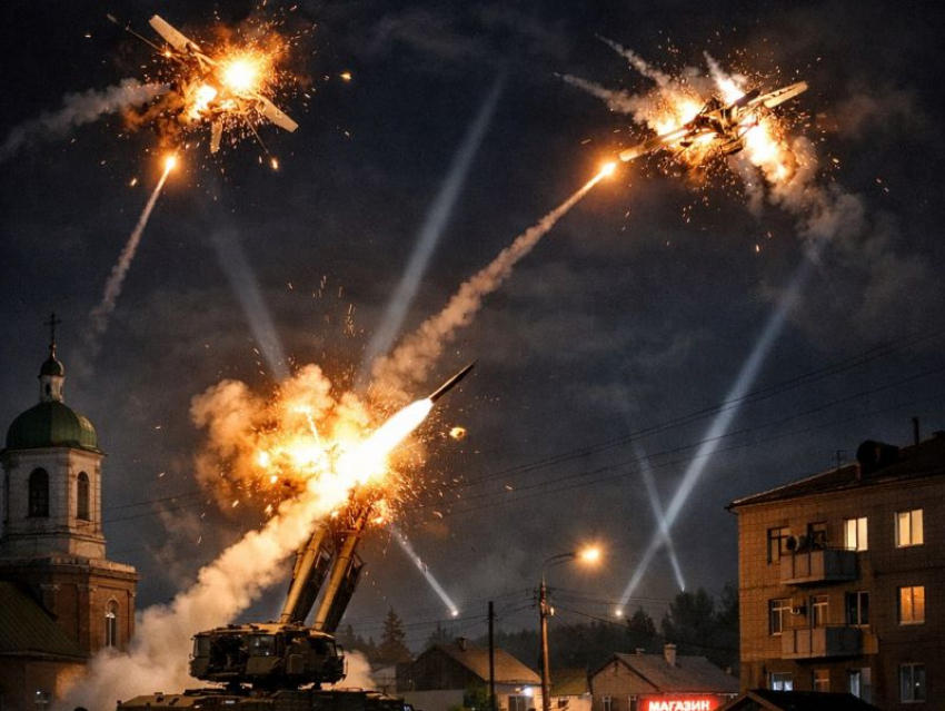 Очередной десяток вражеских беспилотников уничтожили в небе над Воронежской областью