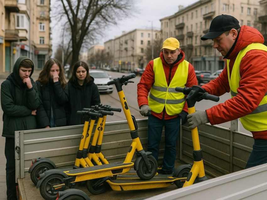 В Воронеже официально закрылся сезон электросамокатов