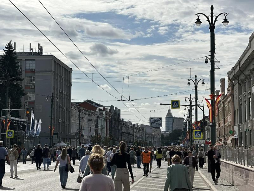 В центре Воронежа прервали празднование Дня города