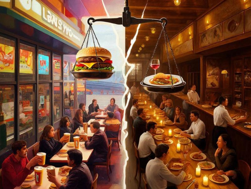 Кафе против фастфудов: почему воронежцы пересаживаются с одного на другое? 