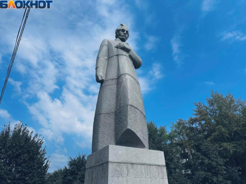 Полвека со дня открытия отметил памятник Кольцову в Воронеже