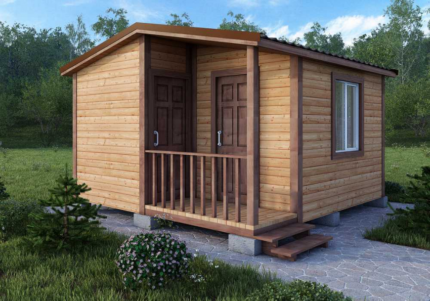 Готовые одноэтажные дачные домики «КОНВЕЙТ"