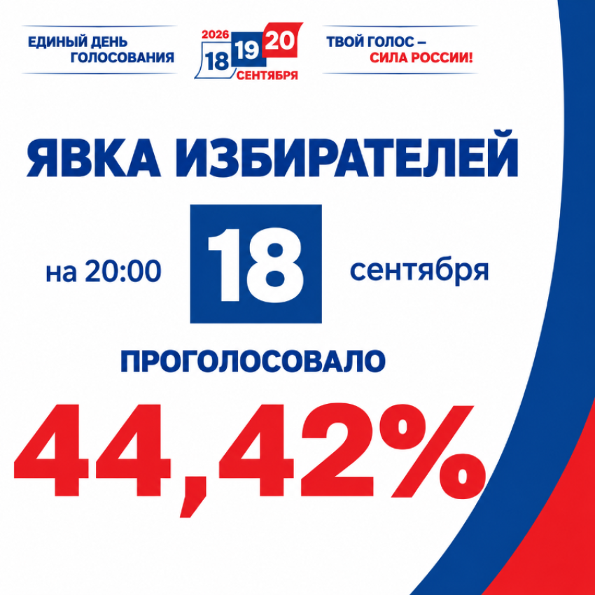 Беспрецедентная явка зафиксирована в первый день ЕДГ-2026 в Воронежской области