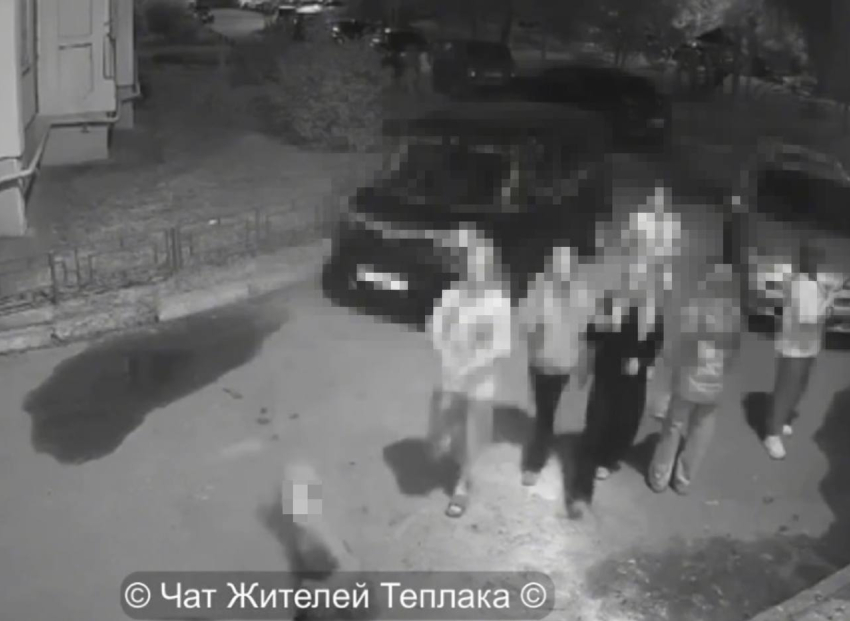 Юные разбойники закидали камеру видеонаблюдения в Воронеже