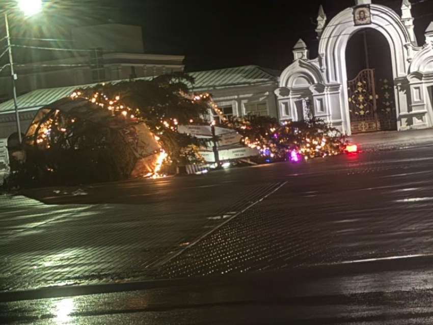  Главный новогодний символ подняли в Воронежской области