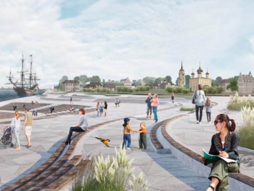 Концепцию набережной с аквапарком и канатной дорогой показали в Воронеже