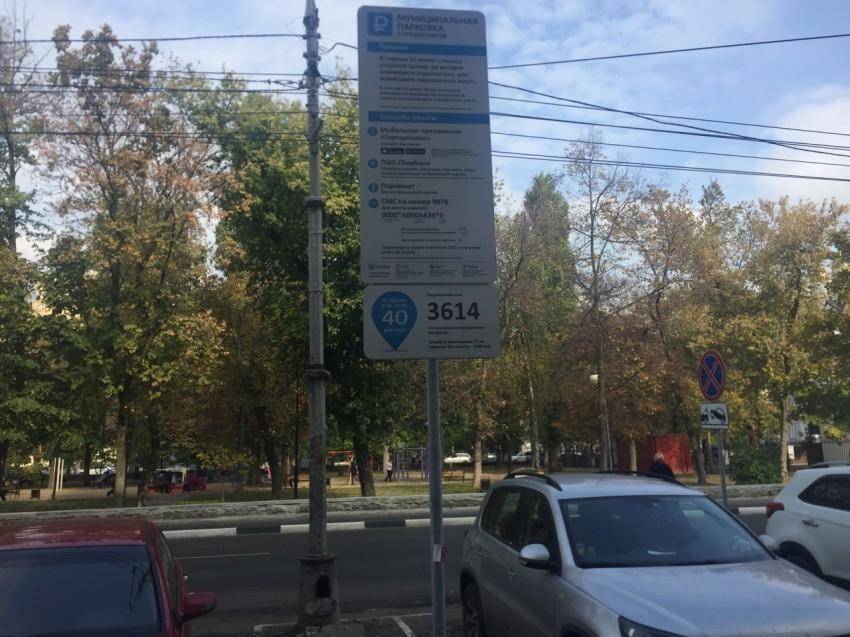 С автомобилистов в Воронеже стали брать деньги за парковку