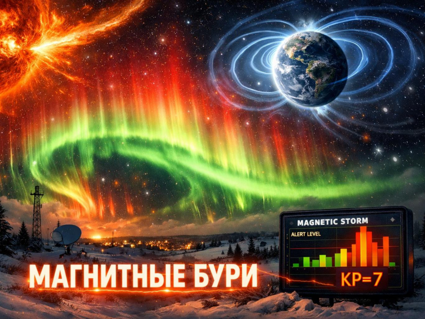 Воронежскую область ждет серия магнитных бурь