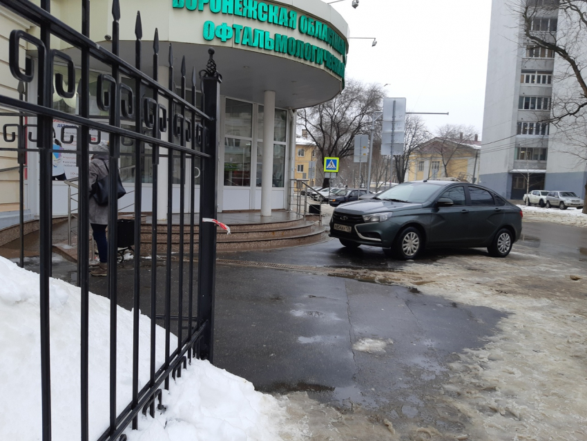 Водитель «Лады» почувствовал себя барином на парковке в Воронеже